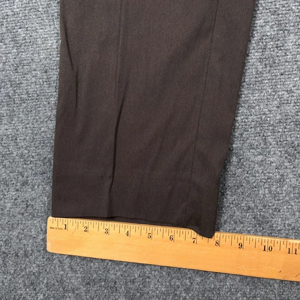 Peter Millar EB66 Highland Performance Pants Mens 35x34 Flat Front Brown Luxury